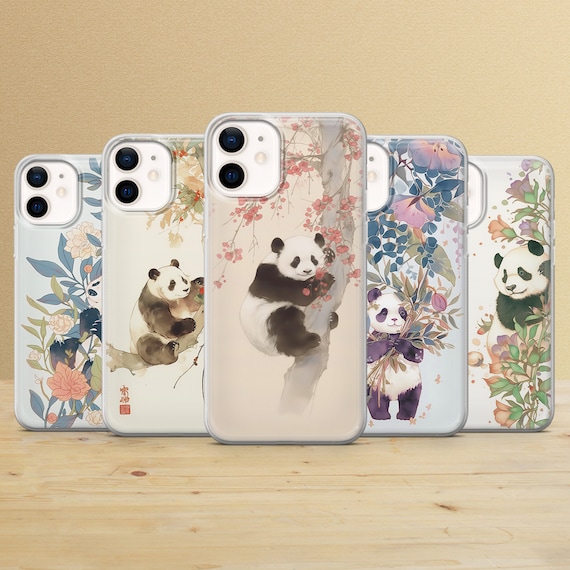 Panda Phone Case: Soft Gel Cover for iPhone 17, Samsung S26, Pixel 10a