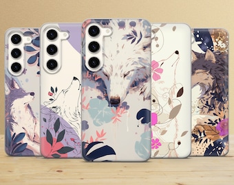 Wolf Phone Case - Chill Aesthetic Cover for Samsung S25, iPhone 15 Pro, Pixel 10