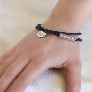 Stylish Customized Bracelet - Coordinate Bracelet - Fashionable Leather Bracelet- Personalized Gift