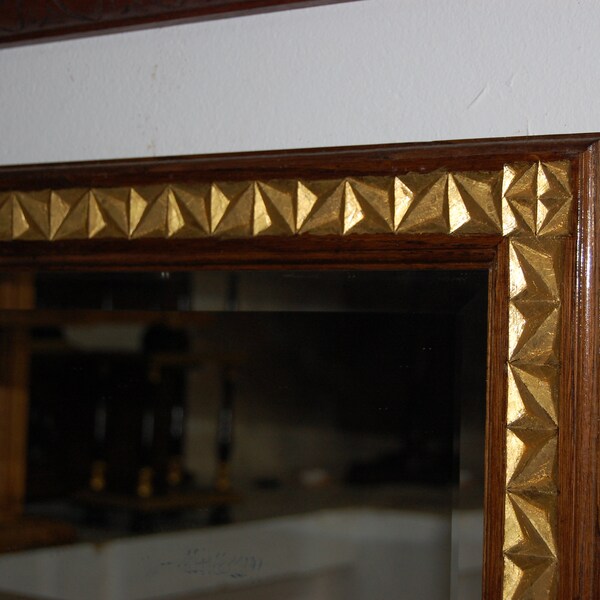 GOLDEN CARVED MIRROR