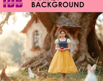 snow white photography background
