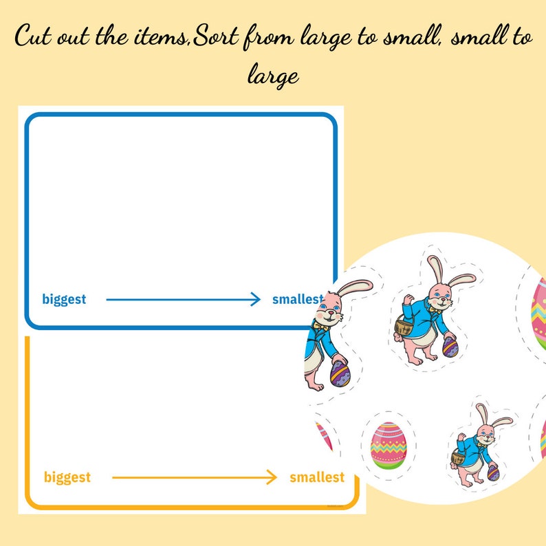 Easter Sorting Activities,printable Easter Activities Forkids ...