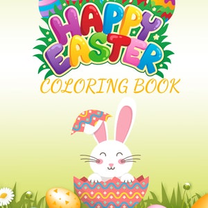 Easter Coloring Book,Happy Easter,Easter Activity Printable, Easter Games, Easter Word Search Easter Coloring Pages,Bunny Coloring PagesKids
