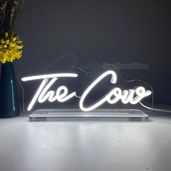 Neon Custom Standing Sign Etsy