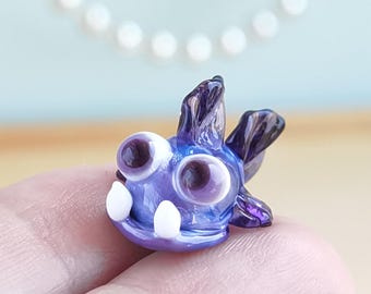 Glass Fish figurines Tiny fish Miniature fish Glass figurines Tiny glass animals Blown glass art Aquarium decor Dollhouse miniature