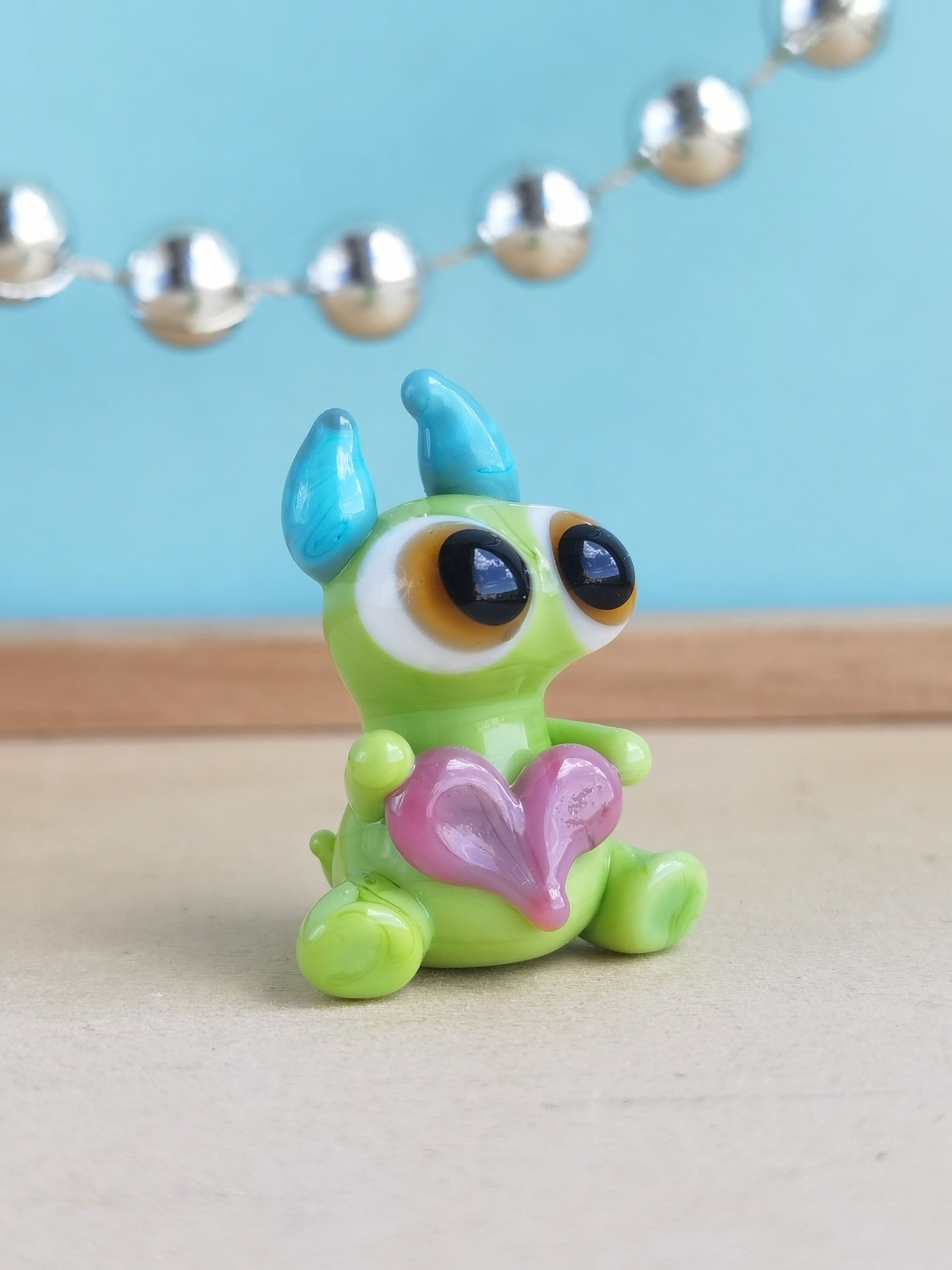 Desk Decor Devil Figurine Tiny Monster Figurine Miniature Monster Glass ...