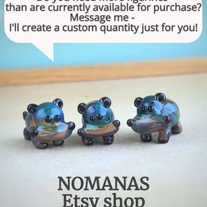 Mini Zen garden figurine Sloth miniature Sloth gifts Sloth ornament Glass miniature animals Baby sloth Fairy garden animals Zen sand garden image 10