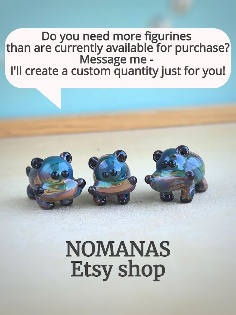 Mini Zen garden figurine Sloth miniature Sloth gifts Sloth ornament Glass miniature animals Baby sloth Fairy garden animals Zen sand garden image 10