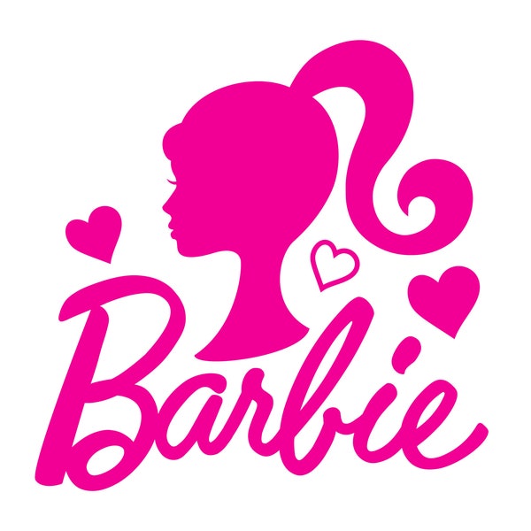 Barbi SVG PNG, Digital Download, Barbi Font, svg png pdf jpg eps dfx, Barbi Logo, Cut Barbi Head, Shirt Design, Cricut File