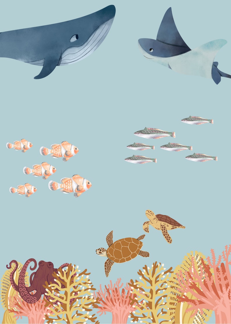 Editable Under the Sea Birthday Invitation Template Digital Download ...