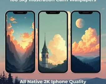 100 Sky Illustration Calm Wallpapers