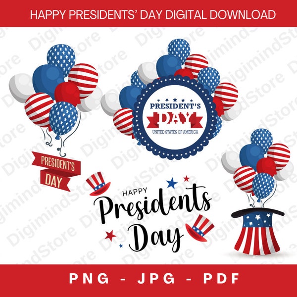 Happy Presidents' Day PNG, Presidents' Day PNG, Presidents' Day Shirts, Presidents' Day PNG Designs, Happy Presidents' Day Bags, Presidents