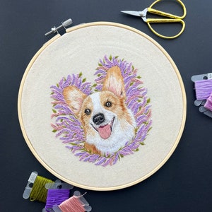 Embroidery Pet Portrait