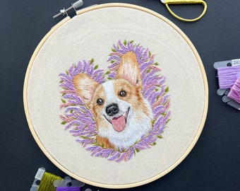 Embroidery Pet Portrait