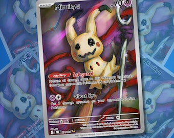 Custom Pokemon Card Joker's Mimikyu - Etsy Custom Pokemon Card Joker's Mimikyu - Etsy
