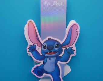 Stitch magnetic bookmark