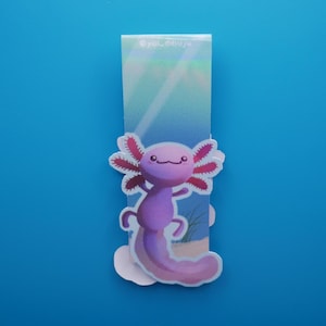 Axolotl Magnetic Bookmark