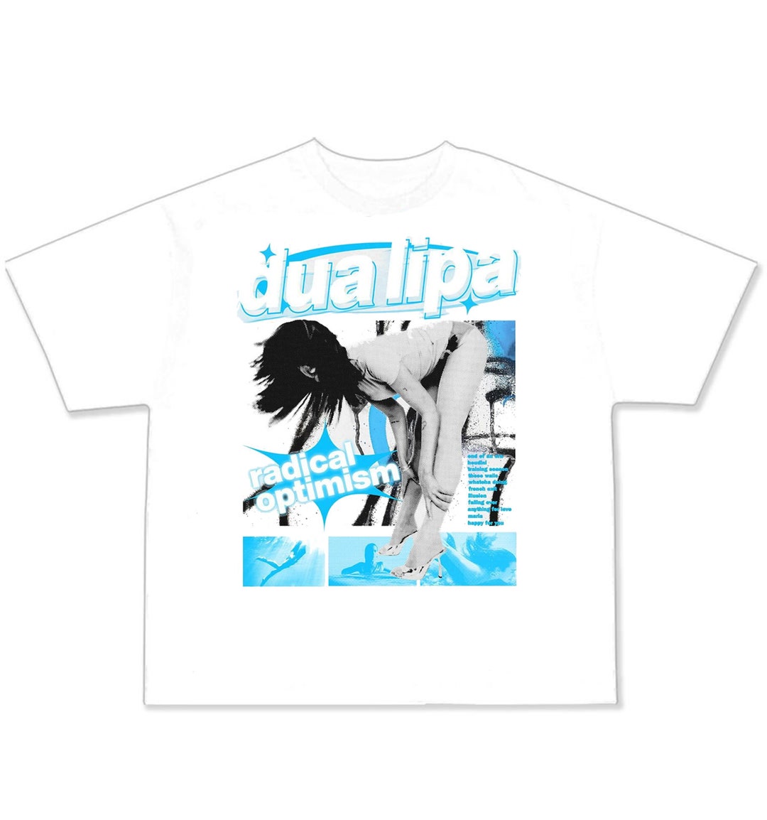 Felpa Con Cappuccio Radical Optimism Dua Lipa - Merchandise Ufficiale Unisex, Oversize, In Cotone Pesante