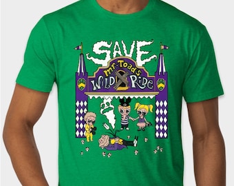 NEW "Save Mr. Toad's Wild Ride” T-Shirt (REPRODUCTION)