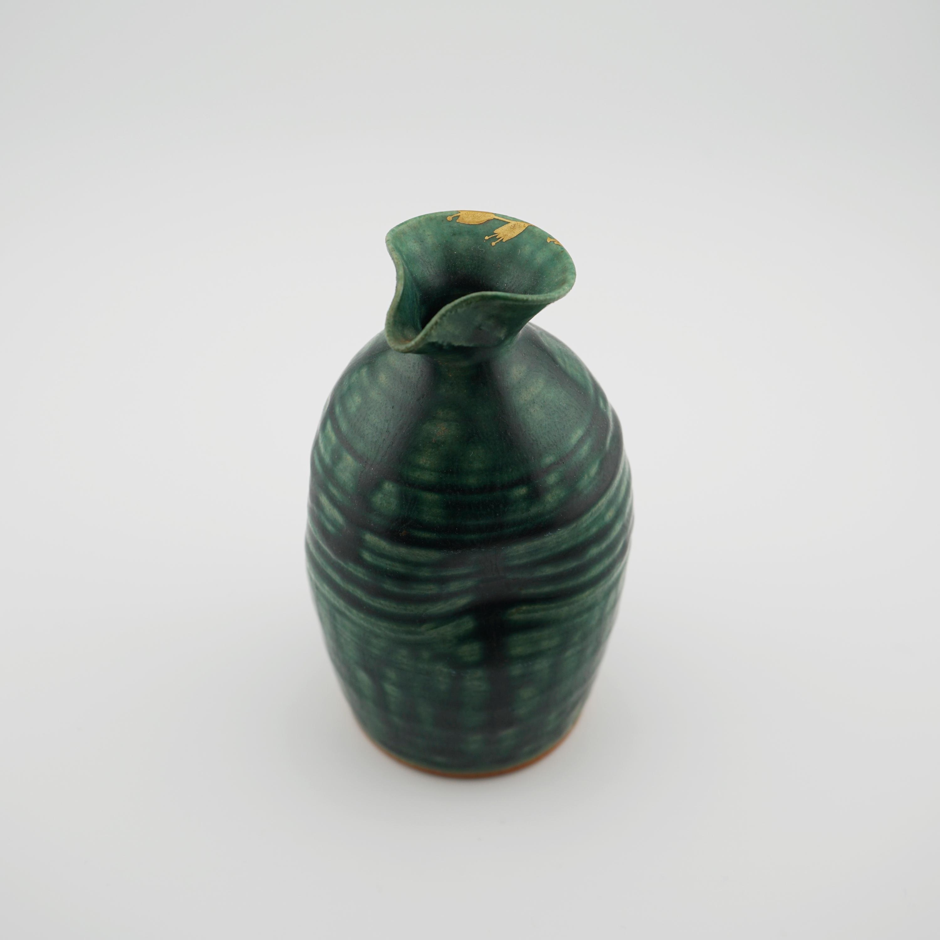 金継ぎ｜徳利｜本漆と純金の修復｜手描きデザイン - Etsy 日本