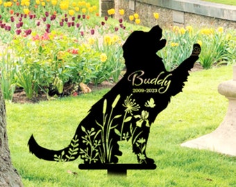 Custom Dog Memorial Stakes, Dog Garden Stake Sign, Dog Grave Marker, Labrador Retriever, Pet Loss Sympathy Gift, Remembrance Stake