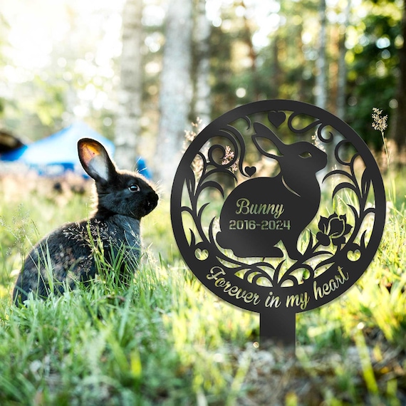 Personalised Engraved Pet Memorial Slate Stake Grave Marker Plaque ...