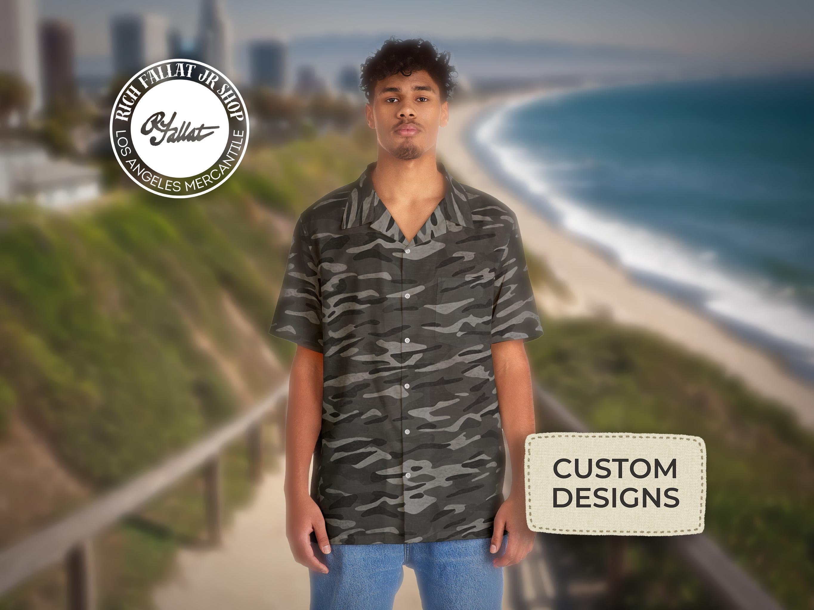 Mode Homme :: Tops :: Chemise Surdimensionnée à Manches Courtes Pour Hommes, Imprimé Floral, Décontracté - Multicolore