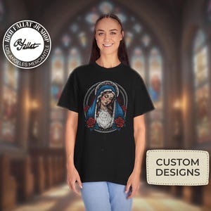 Our Lady of Guadalupe Comfort Colors Unisex Garment-Dyed T-shirt | Blessed Virgin Mary | Catholic