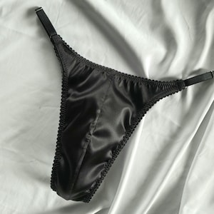 Men&#39;s thong, mulberry silk panties , two layers of silk