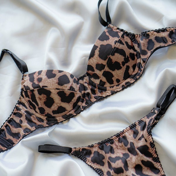 Romance Lingerie Set Leopard