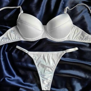 satin lingerie set, wedding lingerie set