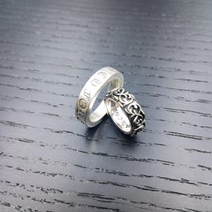 Gothic Silver "Fun You" Forever Ring – Bold Statement Ring for Punk, Rock, and Alternative Fashion Lovers
