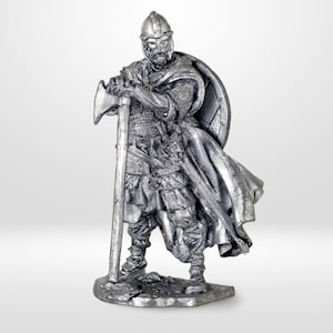 Viking Warrior collectible miniatures 54 mm, Toy soldiers action figurines,  Viking Art, Historical metal miniature, Tin Figure