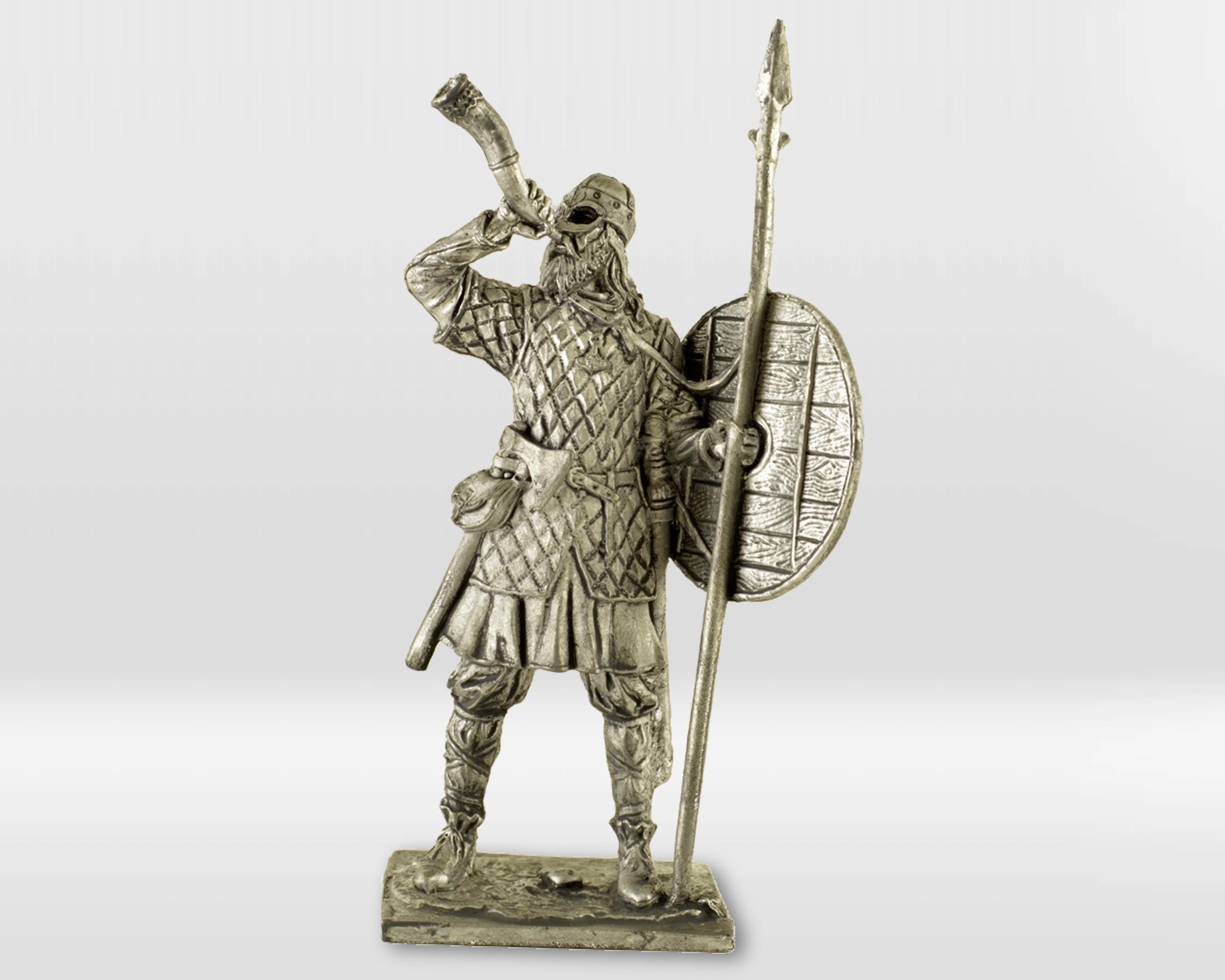 Vichingo, 10° a.C. Soldato Figurine in latta Miniature FL 54 mm 1/32