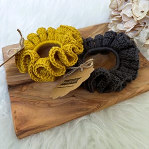 Handmade scrunchies in various colors | Cotton hair accessories | Individual cotton scrunchies | Elastic hair bands
