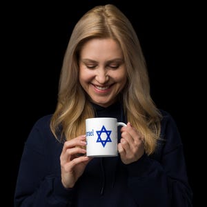 Am Yisrael Chai Mug | Star of David Mug | Israel Mug | Mug Israel | Israel Coffee Mug | Zionist Mug | Pro Israel Mug | Zionist Coffee Mug