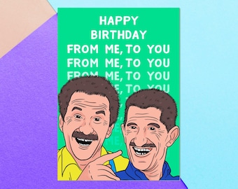 Chuckle Brothers Happy Birthday From Me To You Greetings Card