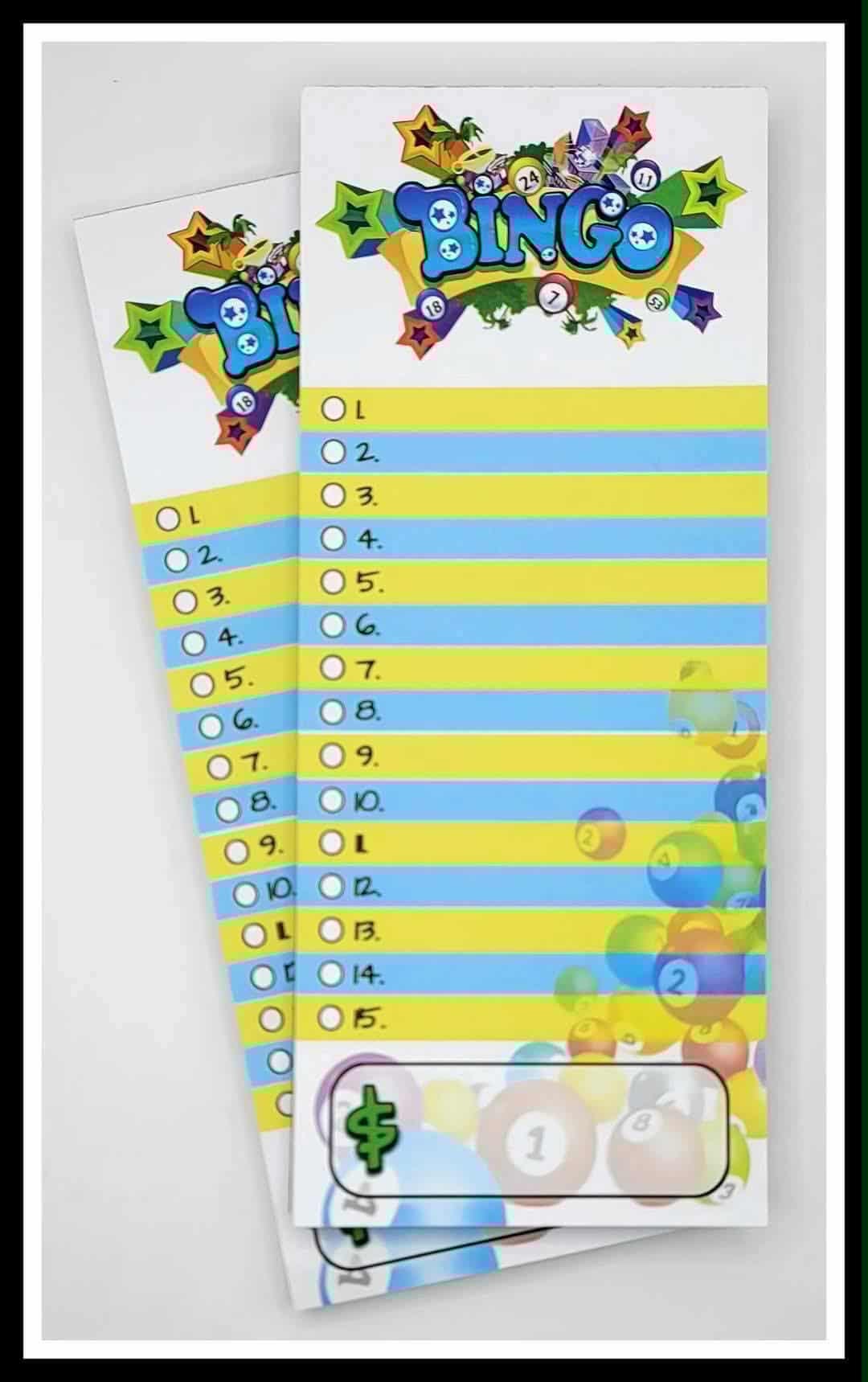 15-line Bingo Notepad - Etsy