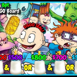 Planche de bingo-test RUGRATS 1500 SEAL, BÉNÉFICE : 900