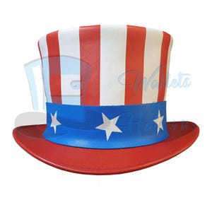 Uncle Sam Leather Top Hat 2
