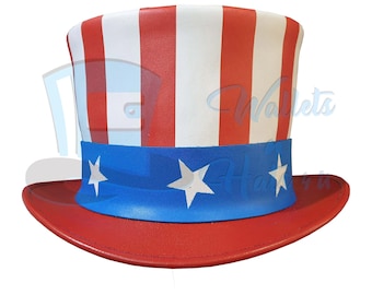 Uncle Sam Leather Top Hat 2