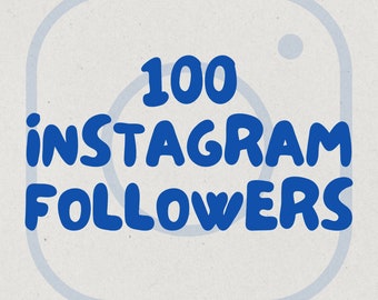 100 abonnés Instagram