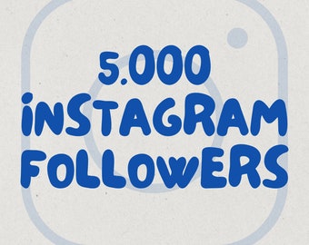 5 000 / 5 000 abonnés Instagram