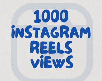 1000 vistas de carretes de Instagram