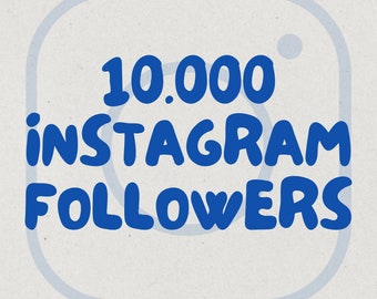 10.000 / 10k seguidores de Instagram