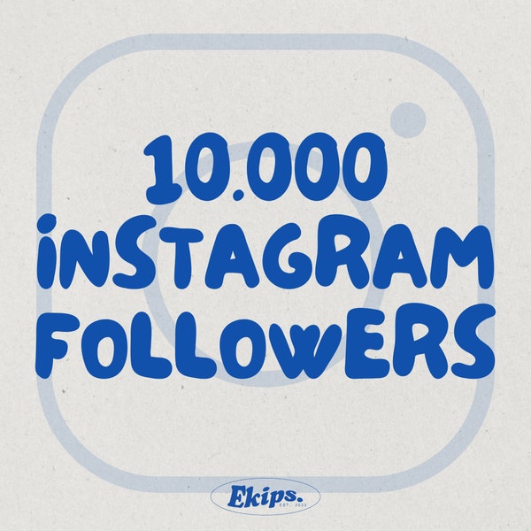 10.000 / 10k Instagram Followers
