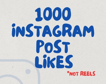 1000 Me gusta en publicaciones de Instagram