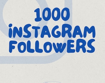 1000 seguidores de Instagram