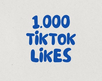 1.000 TikTok Likes