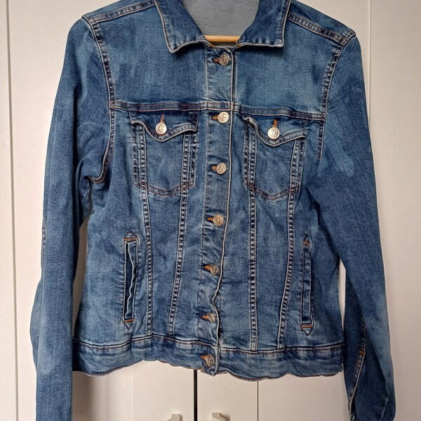 Veste en jean femme XL